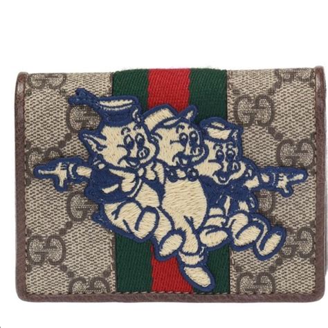 gucci three little pigs wallet|gucci flying pig sweatshirt.